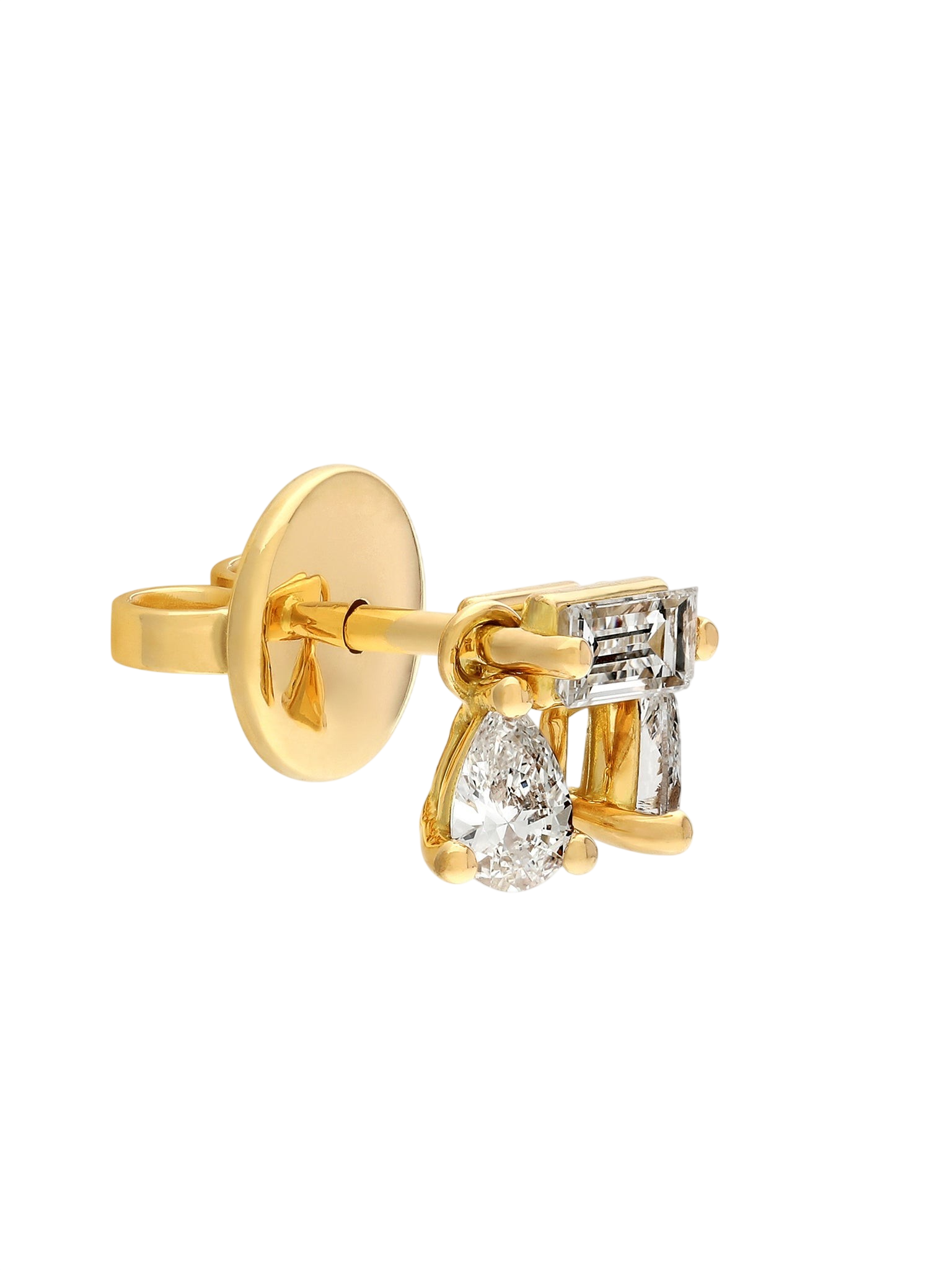 Dancing Diamonds baguette earring